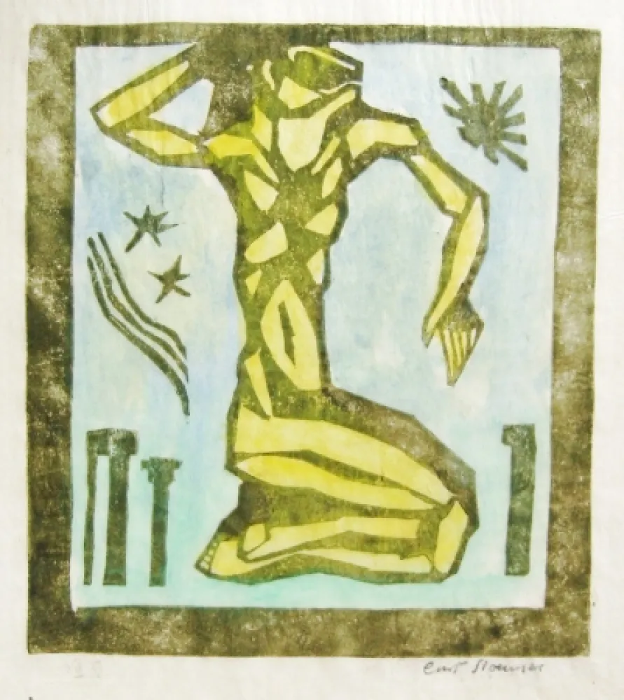 Woodcut Stoermer - Osiris