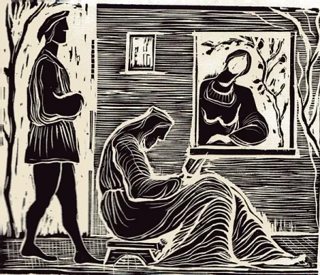 Illustrated Book Stoppa - Sant'Abraam Romito e la Nipote Maria