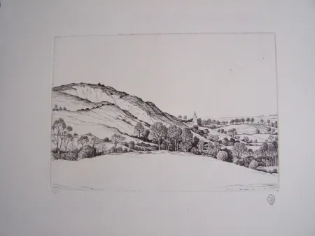 Etching Strang - Offham Church