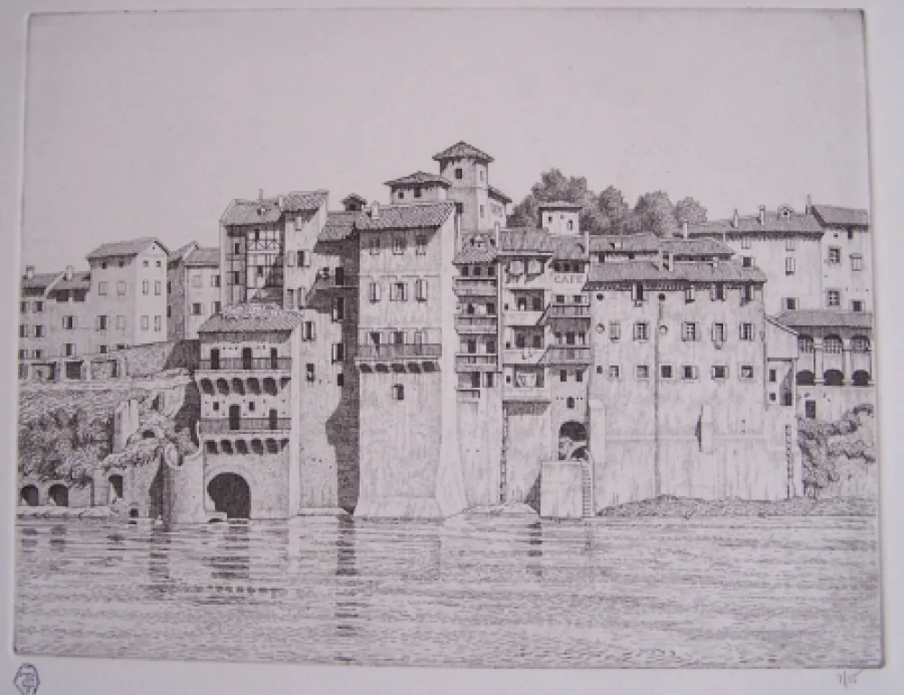 Etching Strang - Villeneuve-sur-Lot