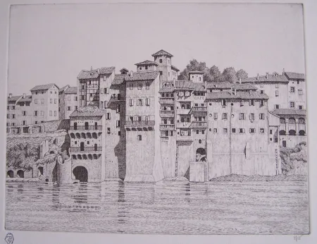 Etching Strang - Villeneuve-sur-Lot