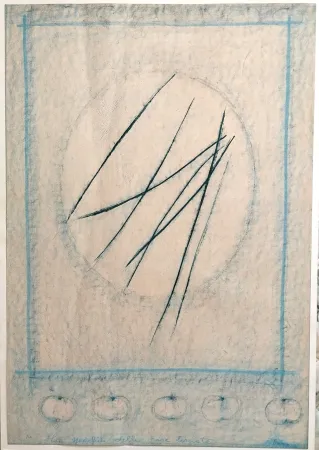 Lithograph Strazza - Lo specchio delle cose lasciate