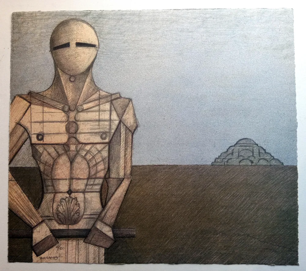 Lithograph Subirachs - Tirant lo Blanc