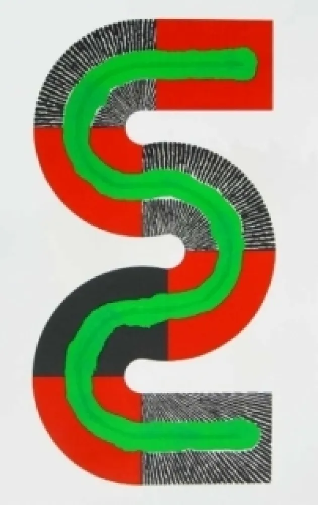 Lithograph Sugai - S-Octobre 