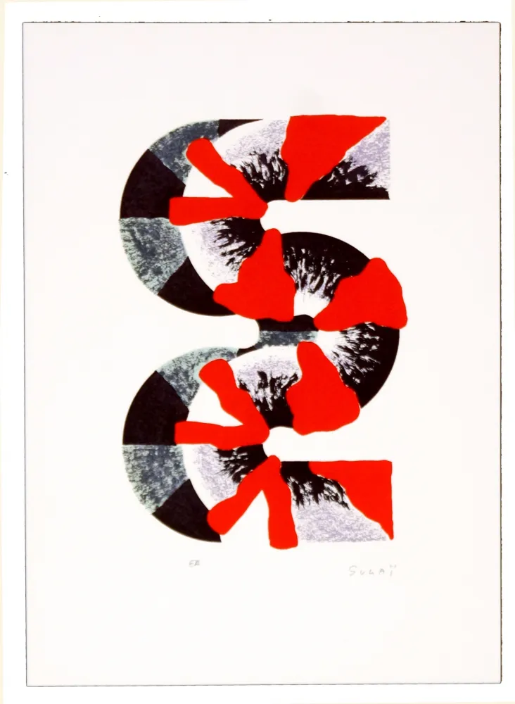 Lithograph Sugai - Sans titre 