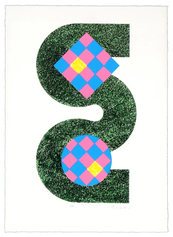 Lithograph Sugai - Sans titre 