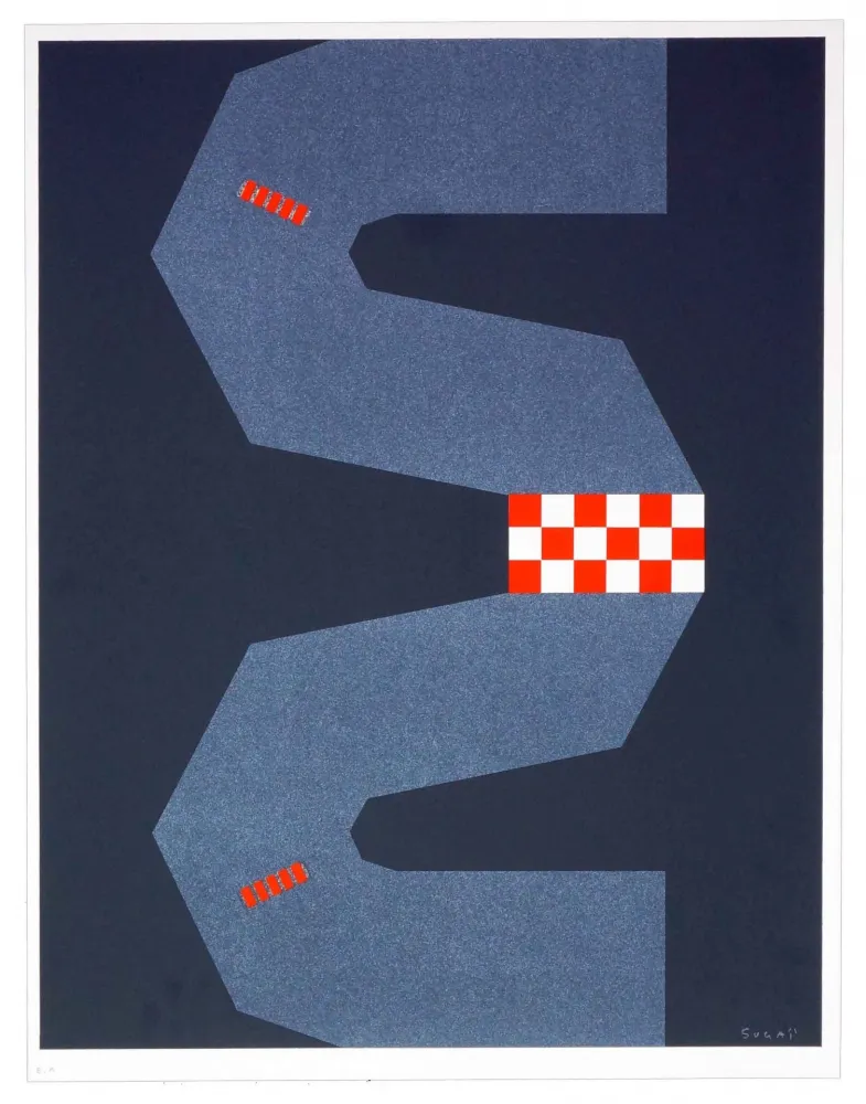 Lithograph Sugai - Sans Titre