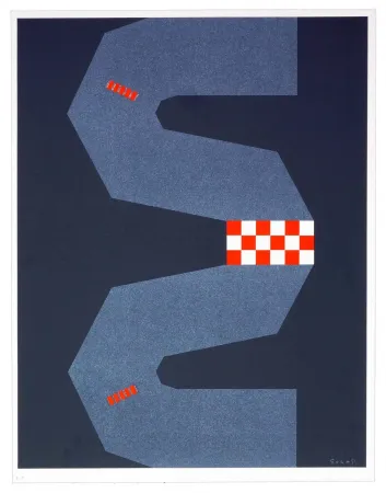 Lithograph Sugai - Sans Titre