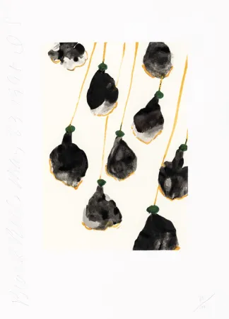 Screenprint Sultan - Black Bells