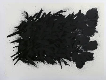 Screenprint Sultan - Black Roses