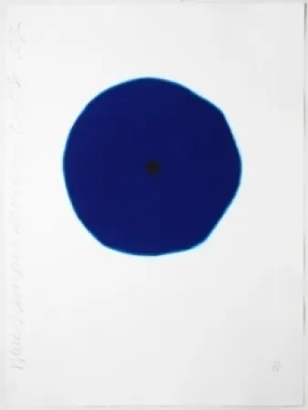 Etching And Aquatint Sultan - Blue Trumpet 