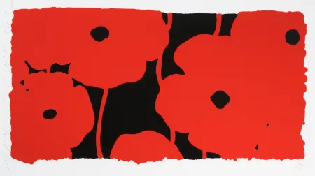Screenprint Sultan - Eight Poppies