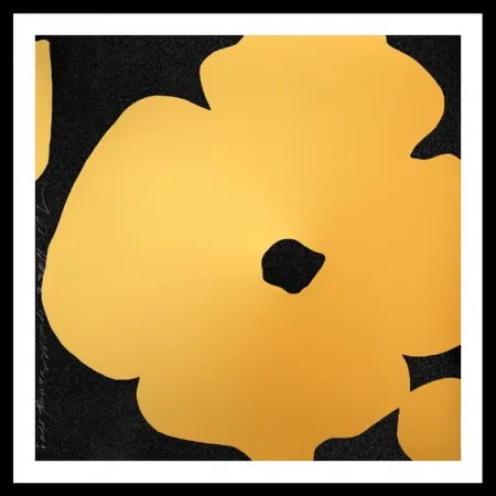 Screenprint Sultan - Gold Flower