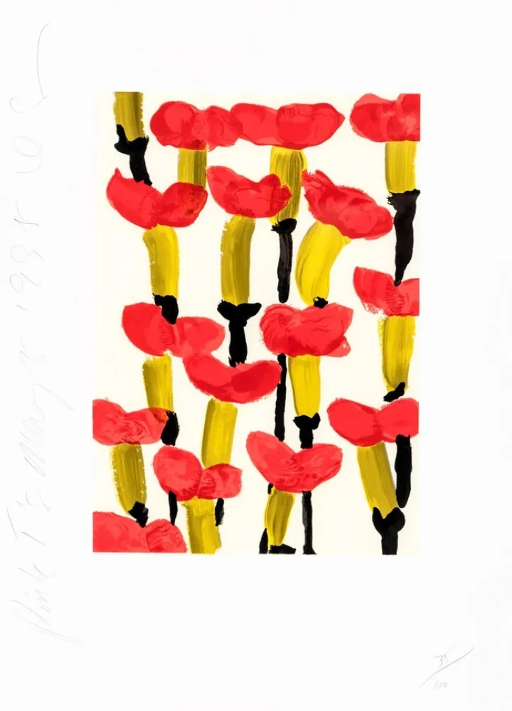 Screenprint Sultan - Red Bells