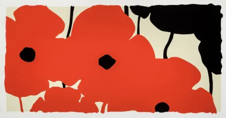 Screenprint Sultan - Red Poppies