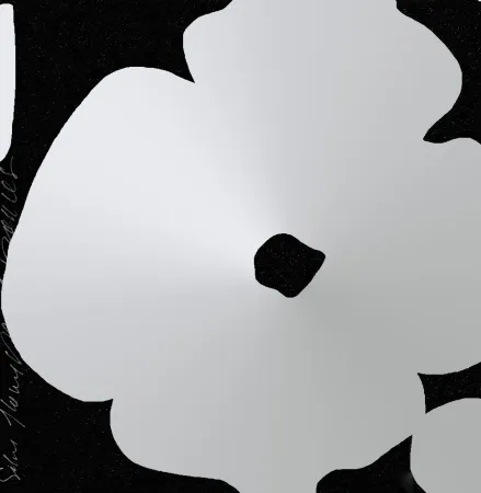 Screenprint Sultan - Silver Flowers, March 5, 2011