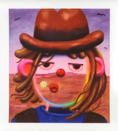 Screenprint Super Future Kid - Billy Big Ears