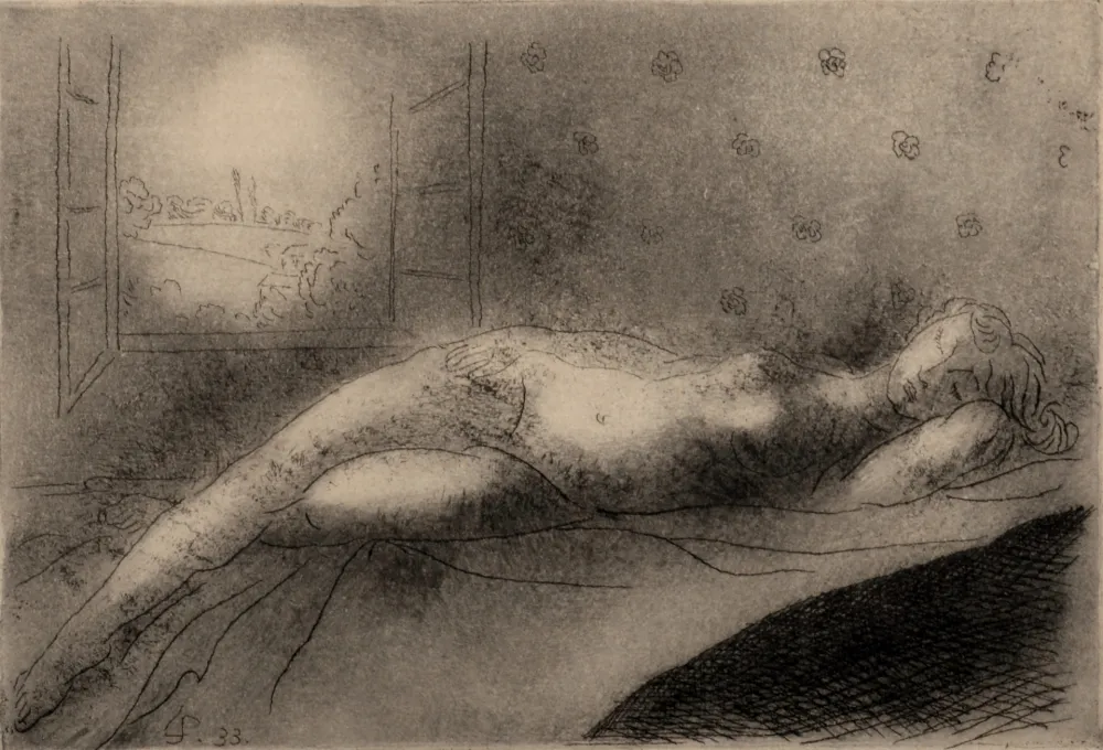 Woodcut Survage - Composition surréaliste (A), 1933