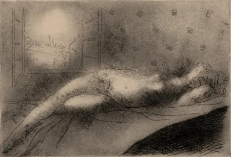 Woodcut Survage - Composition surréaliste (A), 1933