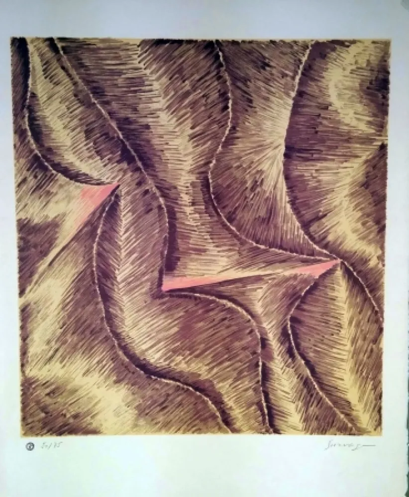 Lithograph Survage - Rythmes colorés