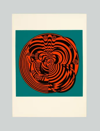 Screenprint Sutej - Composition