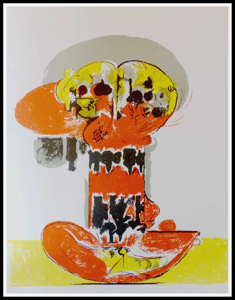 Lithograph Sutherland - COMPOSITION 