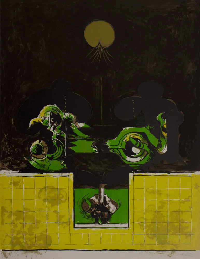 Lithograph Sutherland - La brèche