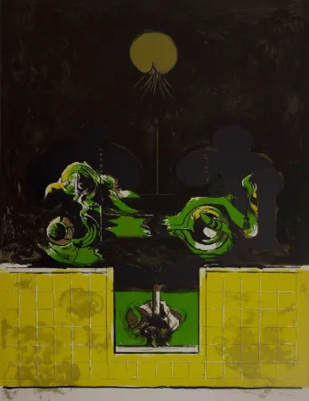 Lithograph Sutherland - La brèche