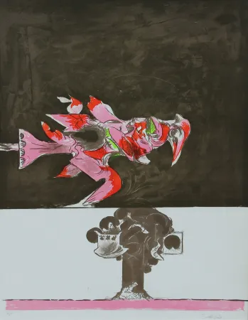 Lithograph Sutherland - SENZA TITOLO