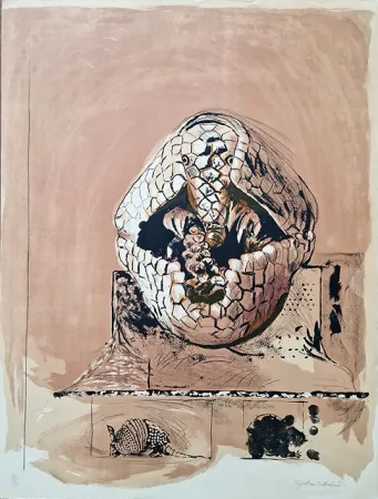 Lithograph Sutherland - Tatout