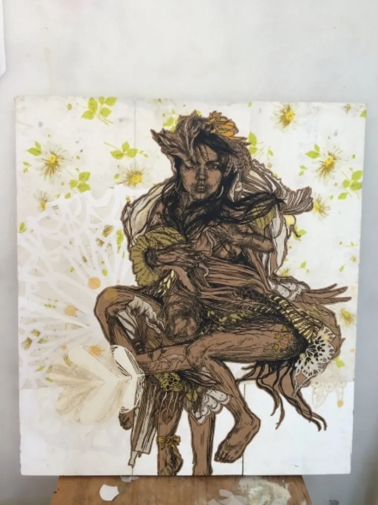 Screenprint Swoon - Monica