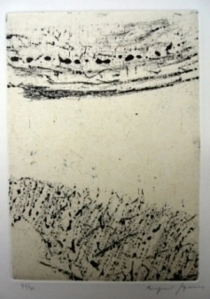 Etching And Aquatint Szenes - Dans le vide qui vient