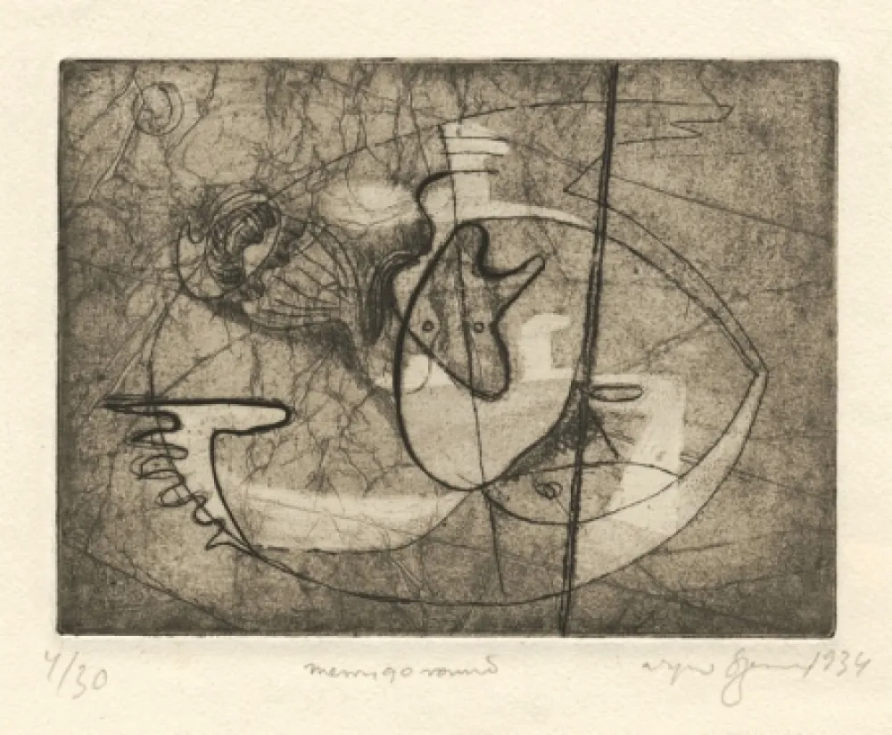 Engraving Szenes - Merry Go Round