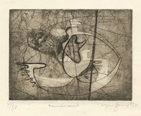 Engraving Szenes - Merry Go Round