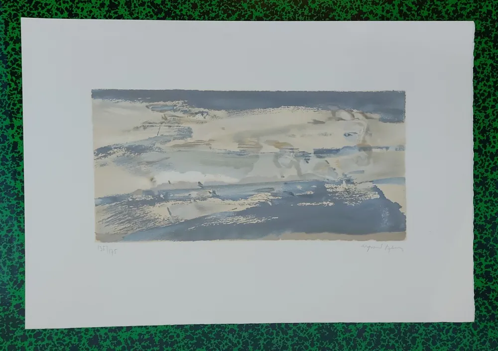 Lithograph Szenes - Plage du nord (1982)