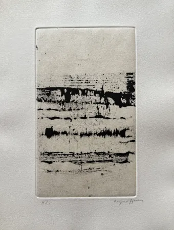 Engraving Szenes - Sans titre, 1976