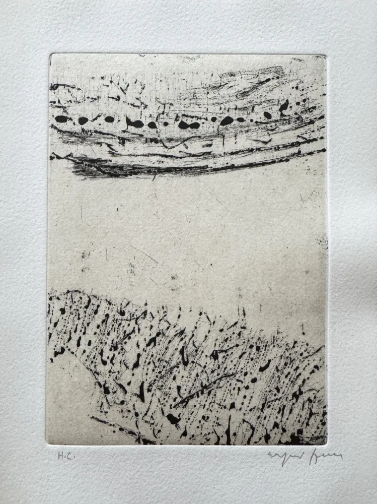 Engraving Szenes - Sans titre, 1976