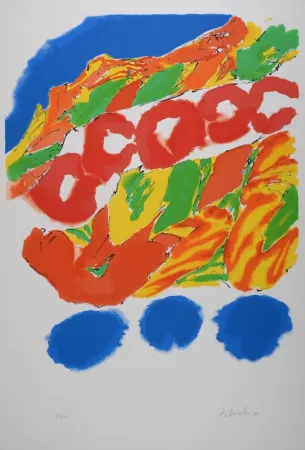 Screenprint Tabuchi - Composition