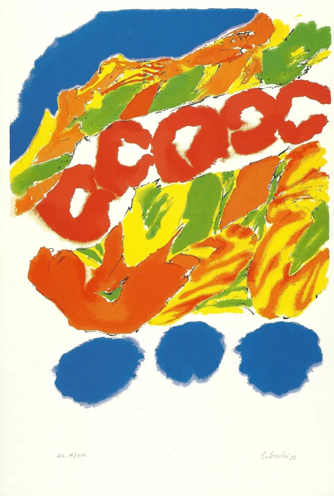 Lithograph Tabuchi - JO BARCELONE 1992