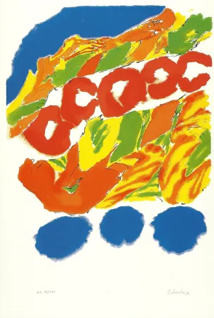 Lithograph Tabuchi - JO BARCELONE 1992