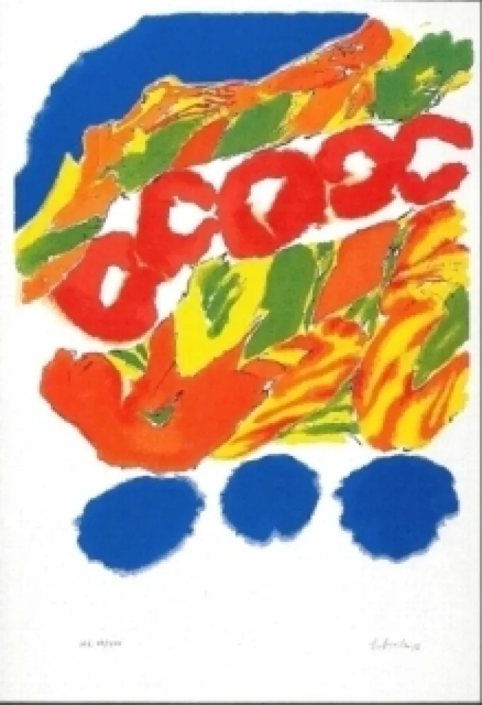 Lithograph Tabuchi - Sans titre