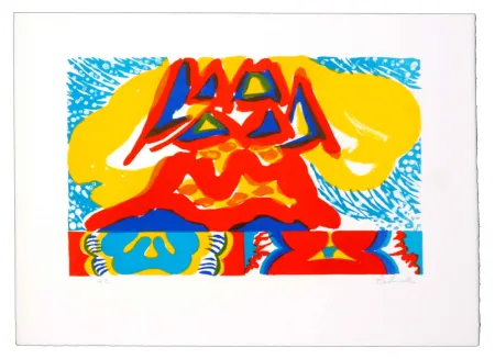 Lithograph Tabuchi - Sans titre