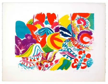 Lithograph Tabuchi - Sans titre