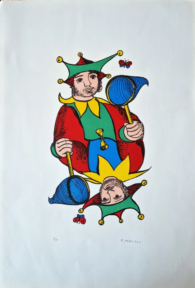 Lithograph Tabusso - Joker