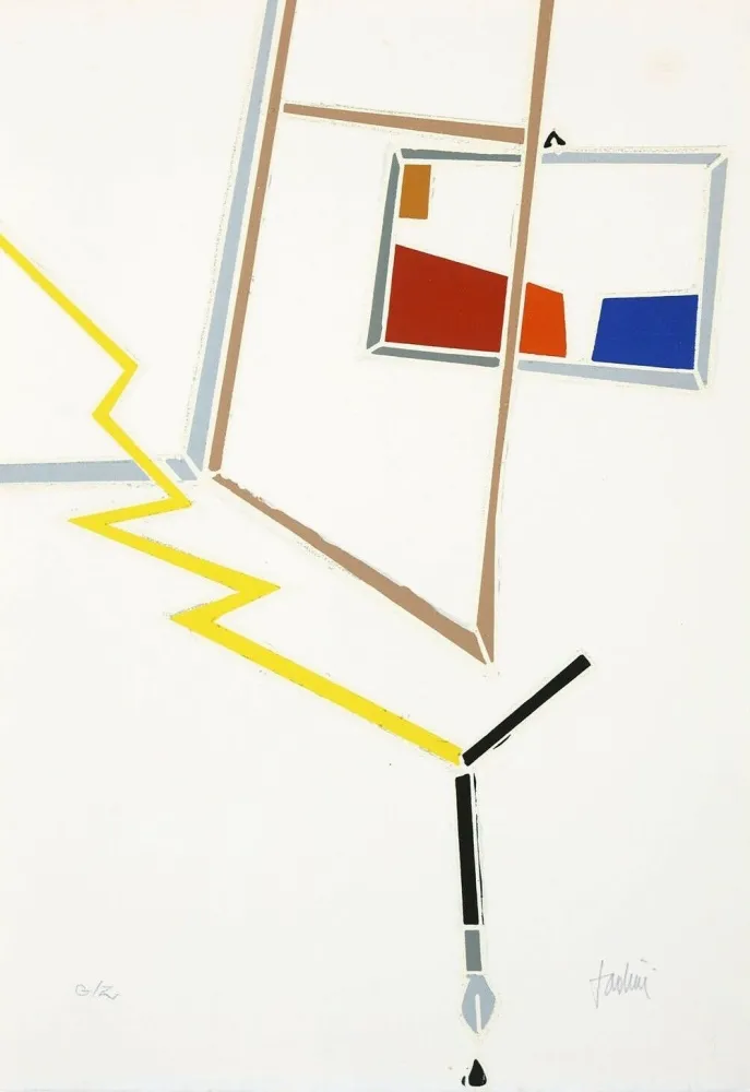 Screenprint Tadini - La macchina delicata