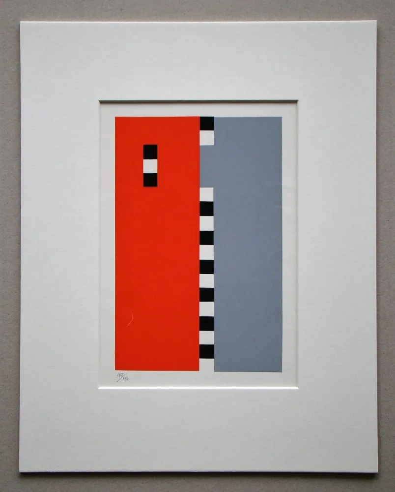 Screenprint Taeuber-Arp - Composition