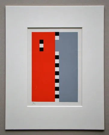 Screenprint Taeuber-Arp - Composition