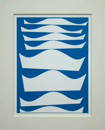 Screenprint Taeuber-Arp - Intervalles