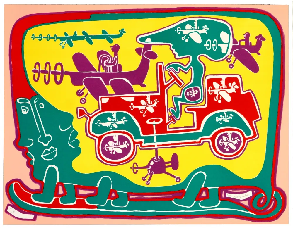 Lithograph Taillandier - Sans tire