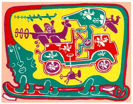 Lithograph Taillandier - Sans tire